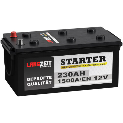 Langzeit Starter LKW Batterie 230Ah 12V
