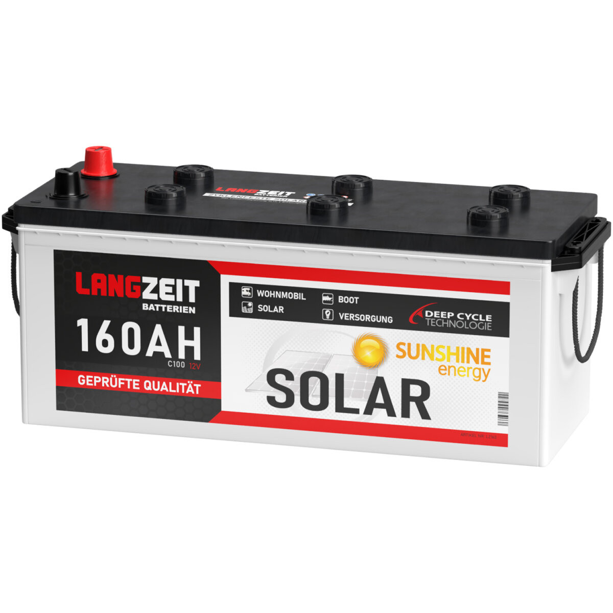 Langzeit Solarbatterie SMF 90Ah 12V, 104,12 €
